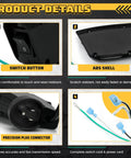 Product details of Switch Box Full Assembly Replacement for ProTeam Super Coach Pro 6 and Pro 10 Backpack Vacuums.