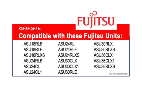 Compatibility list for Universal Mini Split Filter For UTR FA13-1 And UTR FA13-2, K9315212016 Replacement, High Efficiency Air Filtration
