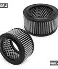 Top Notch Replacement Air Filter 32170979 For Ingersoll Rand Compressors, Side by side view showing fine mesh.