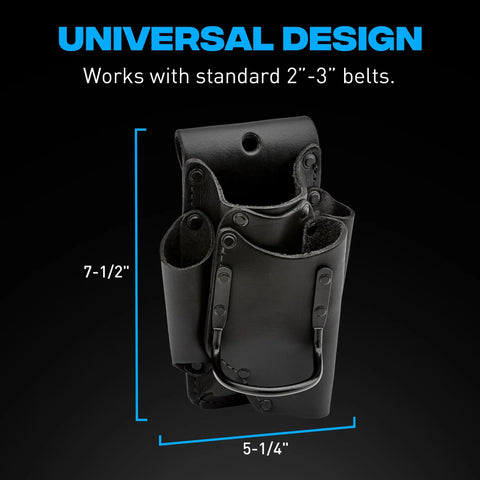 Heavy Duty Leather Tool Pouch With Hammer Holder And Kevlar Stitching Built For Belt Use Top Grain Oil Tanned Leather Tool Organizer