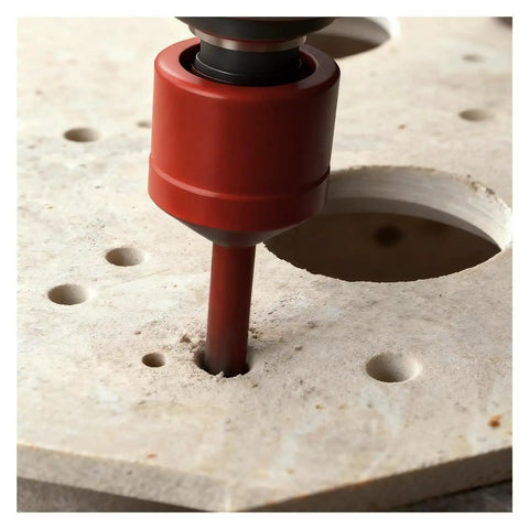 Top Shelf 10 Piece Diamond Hole Saw Kit For Drilling Porcelain, Tile, Granite And Stone With Sharp Edges And Smooth Finish drilling stone tile