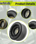 Direct Fit Drive Shaft Center Support Bearing For Nissan Infiniti Pathfinder Frontier D21 Pickup Replacement Bearing With Part Numbers 3752141L28 C7521W1085 3752141L25 37521W1025 37521W1027 close-up view