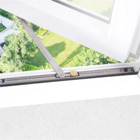 20 Piece Set Children Safety Lock Window Restrictor Windproof Brace Stoppers For Sliding Doors And Cabinets Anti Corrosion Zinc Alloy Frame Durable Childproof Locking Device For Home And Outdoor Use on open window frame