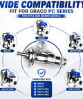 Airless Sprayer Pump Repair Kit For PC Series 390 395 490 Pro Ultra Max II 495 595 Replacement Pump Assembly Stainless