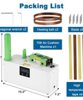 Straight Up Heavy Duty Air Cushion Maker Slick Self Sealing Packer With Thirty Feet Per Minute Inflation showing packing list.