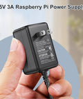 Power Supply 5V 3A Micro USB AC Adapter With A Beefy 6 Feet Cord For Pi 3 Model B B Plus 2 Model B A A Plus Zero And Android Tablets