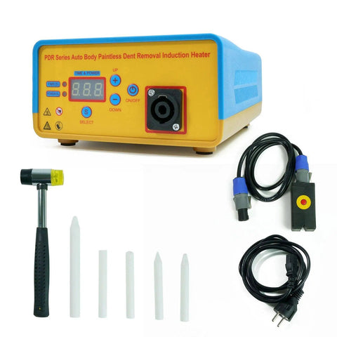 Powerful Paintless Dent Removal Kit With LED Line Board Digital Display Adjustable Power And Time Easy Operation Pro