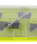 Premium Steel Forstner Drill Bit Set Seven Piece Carpenter Must Have Kit in transparent case showing carbide tips.