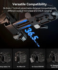 Foldable V Mount Battery Plate With Tool Free Quick Install Arca Compatible Baseplate for mirrorless and DSLR cameras PS099E