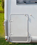 Installed T Strap Hinge Zinc Alloy 14cm 5.5 Inch Replacement For Toolbox Car Door And Carriage Compartment Low Noise Soft Close Silver Finish