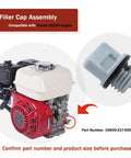 Oil Filler Cap Assembly for Honda GX120 GX160 GX200 Engines With Dipstick No Fuss Quick Install 15600-Z0T-810 15600-Z1T-000