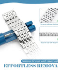 Watch Link Remover Tool With Extra Pins Portable Strap Adjustment Kit For Quick At Home Watch Repairs DIY Bracelet Remover