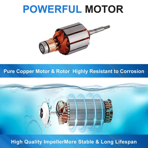 Powerful motor with copper rotor in 12V DC Solar Well Pump Kit With 200W Panel Included Submersible Water Pump For Off Grid Wells