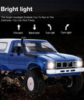 RC Crawler C24 4x4 Off Road Truck RTR 1/16 Scale with LED lights highlighting features for night driving