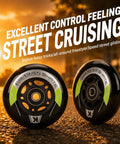 8 Pack Inline Skate Wheels Set 72mm 76mm 80mm With ABEC9 Bearings And 85A PU Durometer For Rollerblade Roller Derby K2 Skates