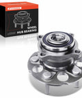 Rear Wheel Bearing And Hub Assembly 5 Lug Fit For Honda CRV 2007 To 2011, Accord Crosstour 2010 To 2011, Crosstour 2012 To 2015 FWD Only Replacement With Heavy Duty Ball Bearing shown with packaging