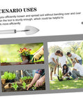 Garden Digging Tool Hand Shovel For Cultivation And Planting No Handle Design shown in various gardening scenarios.