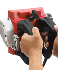 Heavy Duty 1300W Electric Wall Paint Scraper For No Sweat Putty Removal And Concrete Surface Prepping showing ergonomic handles and controls.