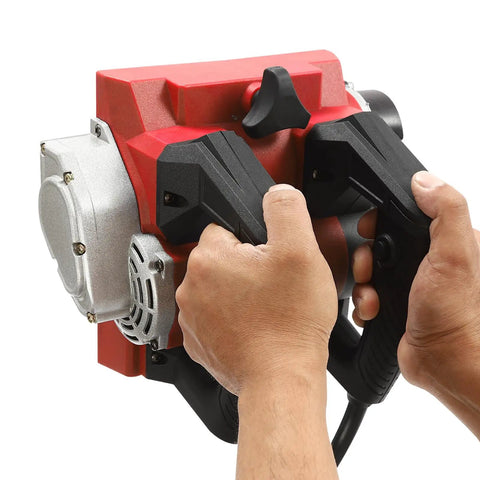 Heavy Duty 1300W Electric Wall Paint Scraper For No Sweat Putty Removal And Concrete Surface Prepping showing ergonomic handles and controls.