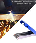 Welding Torch Tip Cleaner Set With 304 Stainless Steel Needles for nozzle and carburetor cleaning, 2-piece pro-grade tools.