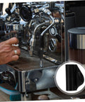 Espresso machine with steam wand insulation cover, a heat sleeve replacement for hot tubing, lightweight for easy install and durability.
