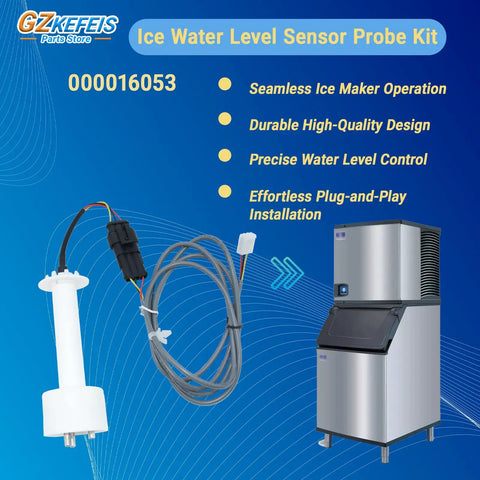 Ice Water Level Sensor Probe Kit with harness for commercial ice makers compatible with I0600 I1400 ID0522A premium replacement part