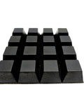 Three Quarters Inch Wide Pyramid Silicone Rubber Bumper Feet With Adhesive Backed Pads Five Eighth Inch Thick For Electronics Consoles And Furniture Non Slip Waterproof UV Resistant Temperature Tolerant Indoor Outdoor 24 Bumpers