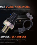 Knock Sensor And Harness Kit 30531-P8F-A00 30530-P8F-A01 For Acura And Honda Cars 1999-2010 Including CL MDX RL TL Odyssey Pilot Ridgeline Saturn Vue Plug And Play Replacement, sensor with harness