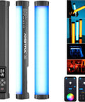 Magnetic RGB LED Light Wand Pro For Content Creators Handheld Video Tube Light With 29 Effects 2500K To 8500K Color Display
