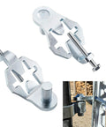 Heavy Duty T Post Gate Hinge Pins 2 Pack Built Tough Galvanized Carbon Steel 16mm Thickened Pin Rustproof Outdoor Gate Hardware