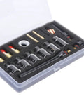 Top Tier Welding Torch Accessories Kit For Wp 17 18 And 27 Models Includes Premium Glass Nozzle Cups and Brass Consumables.