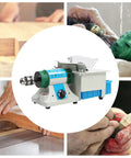 All In One Lapidary Saw And Grinder Kit For DIY Jewelry Making 110V Mini Table Saw Polisher in use with various materials