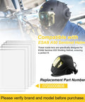 Sentinel A50 Inside Cover Lens Replacement For Welding Helmet With Clear Inner Lenses, image shows helmet and lens pack.