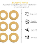 Premium M12x24x2mm Brass Flat Seal Washers And Copper Crush Gasket Kit With 50 Pieces For Heavy Duty Hardware Fasteners And Industrial Sealing Applications To Keep Your Gear Secure And Leak-Free In Any Tough Project. Brass sealing rings, 50-piece set
