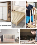 Collage showing woodworking projects built with Pro Grade Pocket Hole Jig System With Portable Base Adjustable Metal Pocket Screw Jig And Top Notch Professional Drill Guide Kit For Woodworking DIY Carpentry Projects XK4.