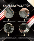 Installation steps for Heavy Duty Dishwasher Door Latch Replacement Kit That Snaps Right In For A Perfect Fit And Comes Backed By A Two Year Warranty