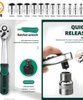Go To 1/4 Inch Ratchet Socket Set 20 Piece With Extension Bar And Magnetic Pickup Tool, Chrome Vanadium Steel display
