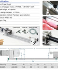 Bulletproof Hg20 Linear Guide Rail Setup Delivers Slick 2200W Spindle Punch For A Badass 6040 CNC Router, detailed diagram with specs.