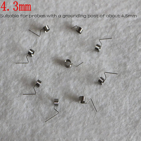 Grounding Spring Set For Oscilloscope Probes, 5-Piece Multi-Size 3.5mm 4.3mm 4.5mm Torsion Springs, Spare Parts Display