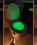 Toilet Light With Motion Sensor And 20 Color Changing LEDs, Battery Powered Bathroom Night Light for late night potty runs