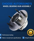Front Wheel Hub And Bearing Assembly Replacement For 1997 To 2000 Ford F 150 4x4 5 Lug 2 Wheel ABS Direct Fit With Sealed Bearings And Durable Steel Construction Ready To Install