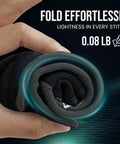 Person holding folded Level 2 Needlestick And Level 5 Puncture Resistant Work Gloves With Grip Enhanced Cut Protection, showing lightness at 0.08 lb.