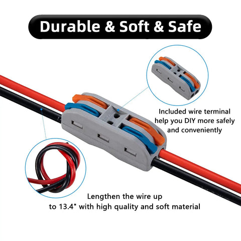 Power Wheels Battery Adapter For Craftsman 20V Battery With 14 Gauge Wire Terminals And Fuse Protection, focus on terminals
