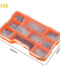 1080 Piece Nail Assortment Kit With 7 Common Sizes Carbon Steel Zinc Plated Finishing Nails Wall Nails And Picture Nails