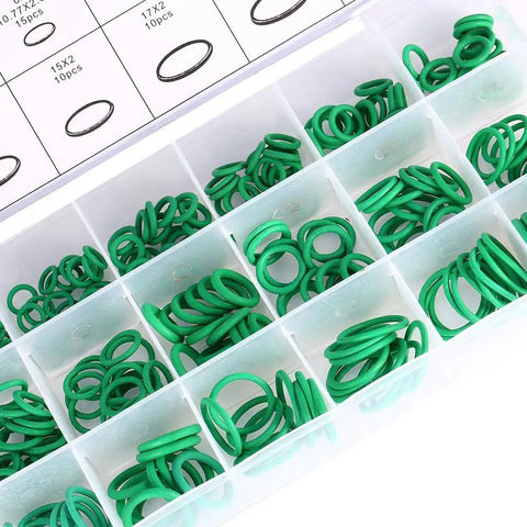 270 Piece Compressor O Ring Set With 18 Sizes For Car AC System Pro Grade Rubber Seals Gaskets in compartmentalized case