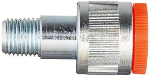 Go-To Banner Ram Half Coupler 1/4 Inch NPT Hose Thread To 13/16-20 UNEF Connecting Thread Silver Finish for shop use
