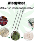 Fast And Easy No Fuss Drawstring Threader Tool For Jackets Pants Shorts And Hoodies, 8.46 inch metal threader, various applications