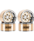 Beadlock ModuWheel Set 1.0 For TRX4M SCX24 1 18 1 24 RC Crawlers Pack Of 4 Beadlock Wheels With Replaceable Faces Brass Aluminum