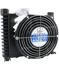 Beefed Up Hydraulic Oil Cooler With 10 Liters Per Minute Flow And 1.0 MPa Working Pressure, Radiator Style Plate Pin Heat Exchanger, DC 12V Oil Cooling System For Rapid Temperature Drop In Heavy Machinery.
