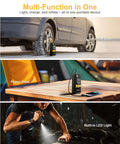 Cordless Tire Inflator Portable Air Compressor With Auto Shut Off And Gauge 160 PSI Fast Inflation for Multi-Function Use